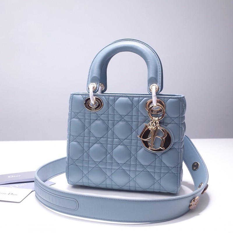 Replica Christian Dior Lady Dior Best 20CM Blue Bag